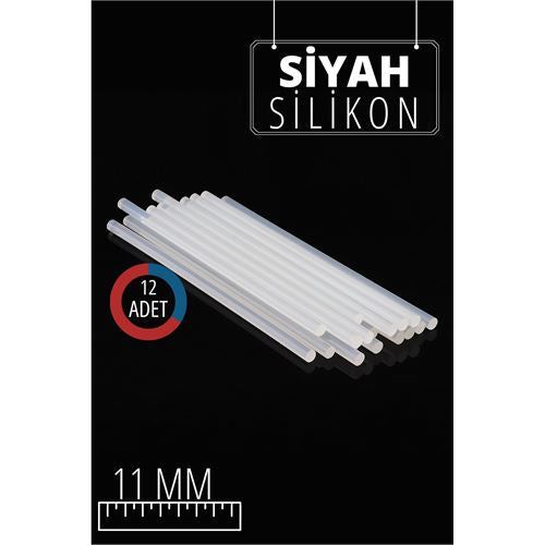 Takaz Global 11 mm 12 Adet Sıcak Silikon 427037