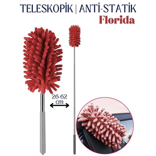 Takaz Global Teleskopik Florida Duster Anti-Statik Araç Temizleme Püskülü 427262