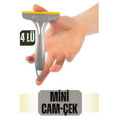 Takaz Global 4 Adet Mini Silikon Uçlu Cam Sil Çekçek