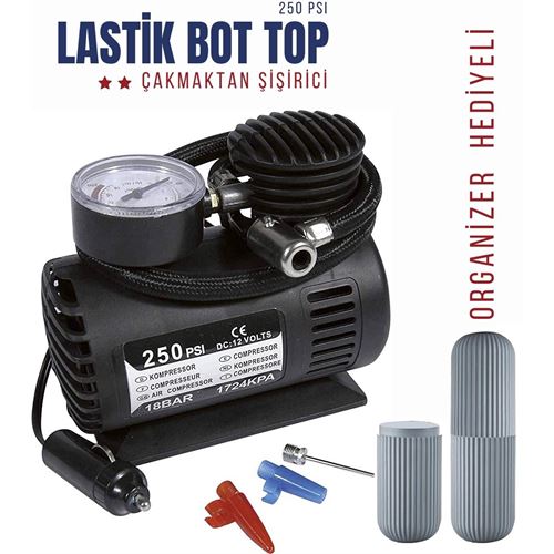 Takaz Global Aparatlı Lastik Şişirici Kompresör Organizer Box Seti