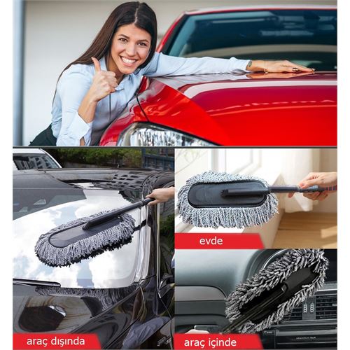 Takaz Global Zercher Mikrofiber Araç Temizleme Püskülü