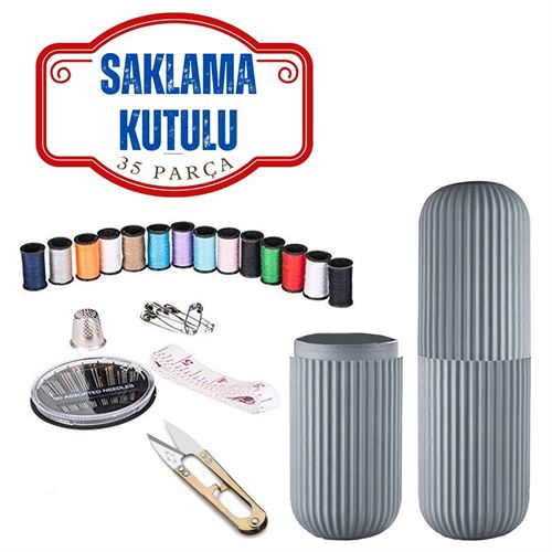 Takaz Global Dikiş İğne İplik Seti Özel Kutulu