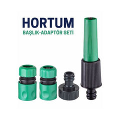 Takaz Global 4 lü Hortum Uucu Bağlantı Başlık Seti