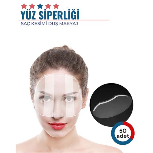Takaz Global 50 Adet Saç Kesimi Duş Makyaj Yüz Koruma Siperliği 716414