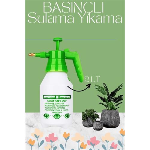 Takaz Global J.Royal 2 Lt Basınçlı Sulama Yıkama Sprey Şişesi