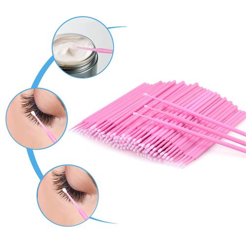 Takaz Global Lifting Maskara Kirpik Micro Stick Fırça 100 Adet