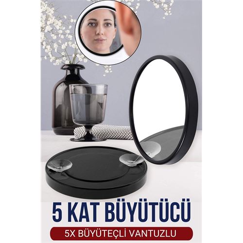 Takaz Global 14 Cm 5X Büyüteçli Makyaj Aynası