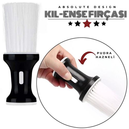 Takaz Global Absolute Pudra Hazneli Kıl Alma ve Ense Fırçası