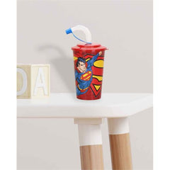 Takaz Global Pipetli Superman Lisanlı Çocuk Bardağı