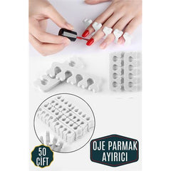 Takaz Global Lataille El Ayak Oje Parmak Ayırıcı 50 Çift
