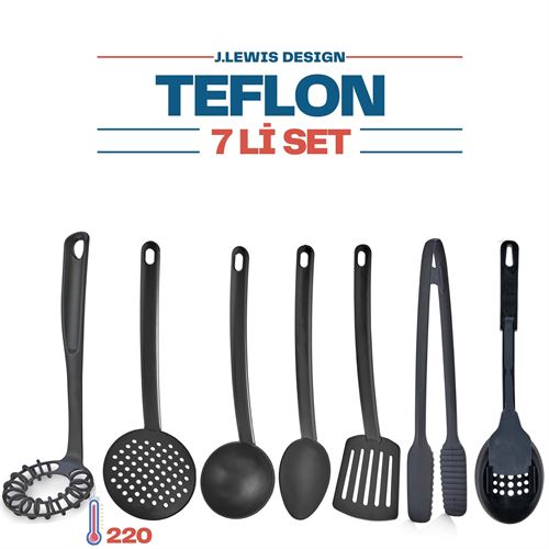 Takaz Global XXL J.Lewis 7 li Teflon Yemek Hazırlama Servis Seti