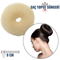Takaz Global Forero Saç Topuz Süngeri 9 Cm GOLD