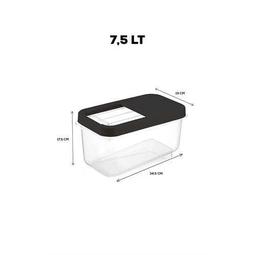 Takaz Global Reagan Tablet ve Deterjan Saklama Kutusu 7.5 lt ANTRASİT