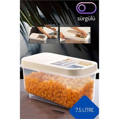 Takaz Global Insignia Erzak Bakliyat Saklama Kutusu 7.5 lt KREM 717747