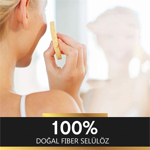 Takaz Global Doğal Selülöz Maske Uygulama Süngeri 3 ADET	 717892