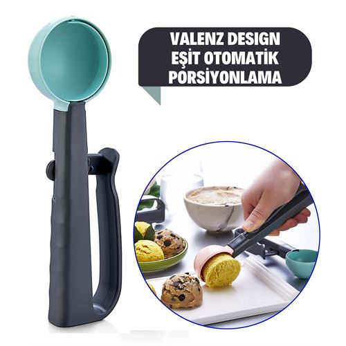 Takaz Global Valenz Köfte Kurabiye Helva Porsiyonlama Kaşığı