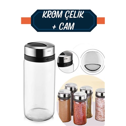 Takaz Global Gravelli Elegant Cam Tuzluk Baharatlık