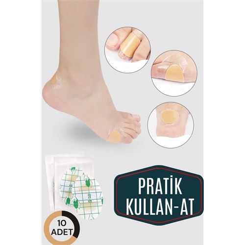 Takaz Global Pratik Ayak Parmak Vurma Önleyici Ped 10 Adet