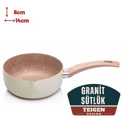 Takaz Global Teigen 14 cm Granit Sütlük Mini Vok Tava