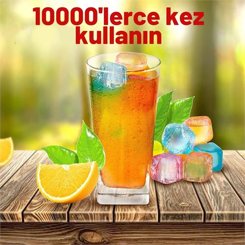 Takaz Global Nordgröna 20 Adet Sürekli Kullanım Buz Küpü