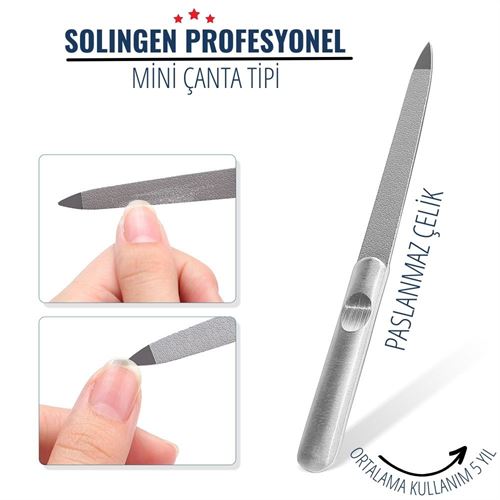 Takaz Global Mini Tırnak Törpüsü Paslanmaz Çelik Solingen Profesyonel