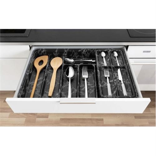 Takaz Global 6+4 Bölmeli Kaşıklık Mermer Desenli FlexForm