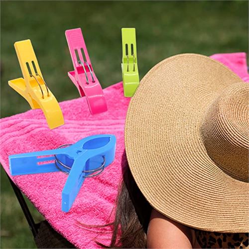 Takaz Global XL Plaj Havlu Şezlong Piknik Mandalı 4 ADET Mucca Design