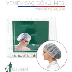 Takaz Global Yemek Saç Dökülmesi Bonesi 100 Adet Noble