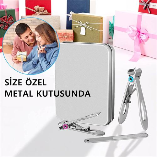 Takaz Global Profesyonel Tırnak Makası Törpü Seti Çelik Özel Kutulu