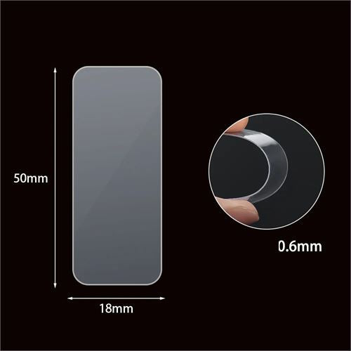 Takaz Global Pvc Nano Çift Taraflı Yapıştırıcı 60 ADET Sonsuz Alanda Kullanım