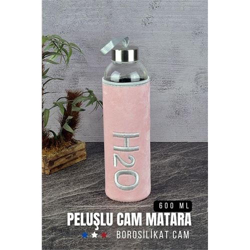 Takaz Global Missana Peluşlu Cam Matara 600 ML