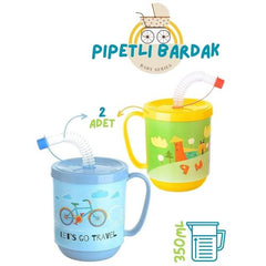 Takaz Global Pipetli Bardak 2 li Momma Design