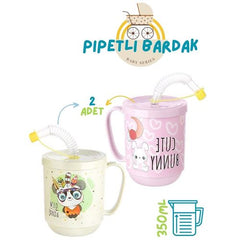Takaz Global Pipetli Bardak 2 li Momma Design