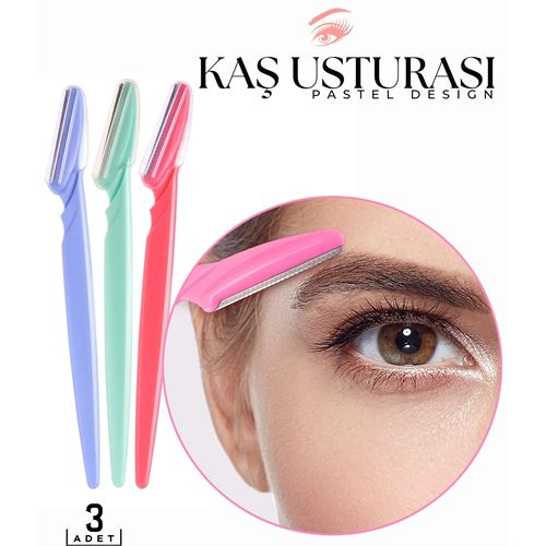 Takaz Global Kaş Usturası 3 ADET Pastel Design