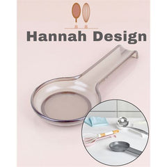 Takaz Global Kepçe Kaşık Altlığı ŞEFFAF Hannah Design