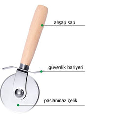 Takaz Global Hamur ve Pizza Kesici Çelik Imbottiti Design 718366