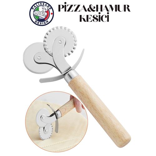 Takaz Global Hamur ve Pizza Kesici Çelik Palissade Design