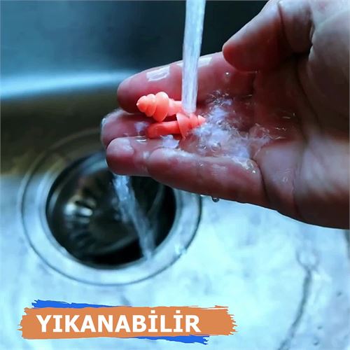 Takaz Global Silikon Kulak Tıkacı İpli 3 ADET Howard Design