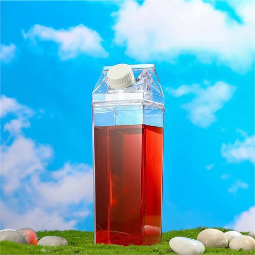 Takaz Global Süt Kutusu Şeklinde İçecek Şişesi 500 ml