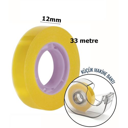 Takaz Global Para Bandı Küçük Makinelere 12mm 33 Mt  6 ADET