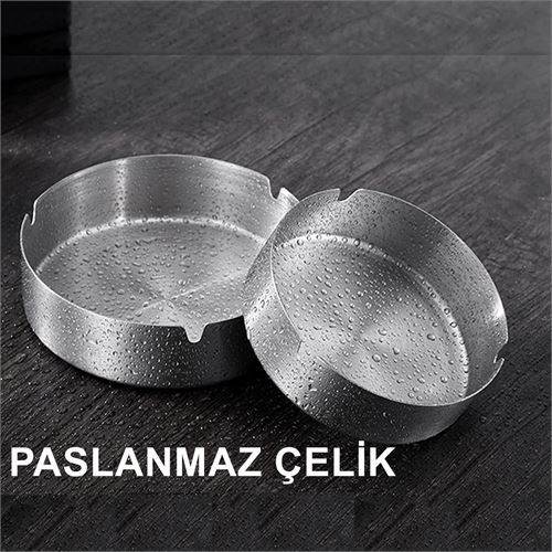 Takaz Global Paslanmaz Çelik Küllük 2 li