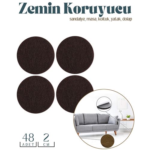 Takaz Global Zemin Koruyucu Keçe 48 Adet 20 mm