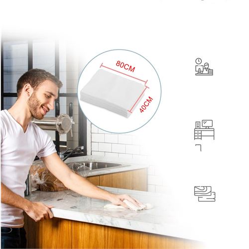 Takaz Global Tek Kullanımlık Kuru Havlu Çok Amaçlı 40X80 CM 12 Adet