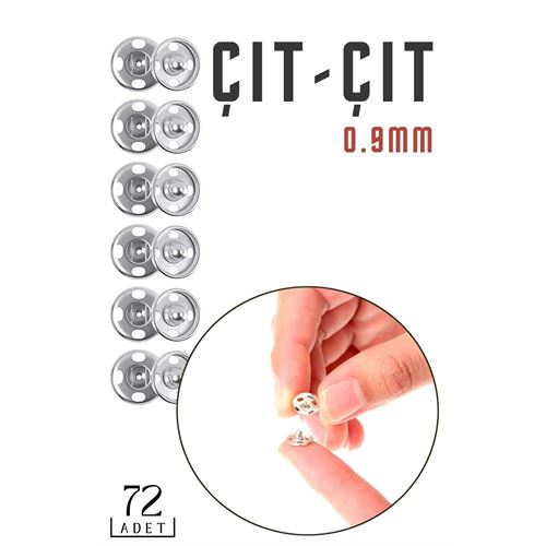 Takaz Global Metal ÇıtÇıt 0.9 mm 72 Adet NO:1