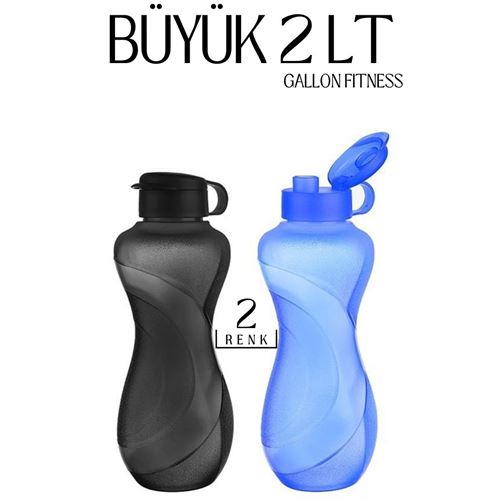 Takaz Global 2 LT Büyük Sporcu Matarası 2 RENK Gallon Fitness