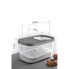 Takaz Global MultiBox Erzak Bakliyat Kutusu Sürgülü Kapak 7.5 Litre 718467