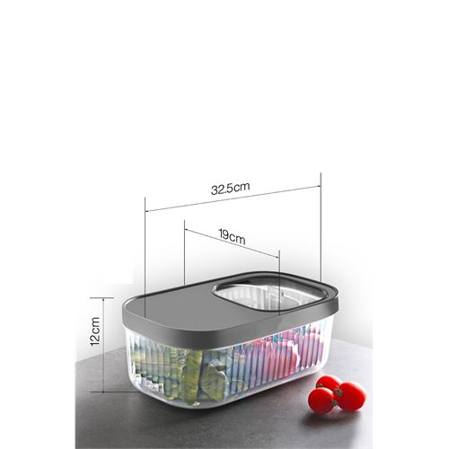 Takaz Global MultiBox Erzak Bakliyat Kutusu Sürgülü Kapak 5 Litre 4 ADET 718470