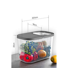 Takaz Global MultiBox Erzak Bakliyat Kutusu Sürgülü Kapak 10 Litre 4 ADET 718472