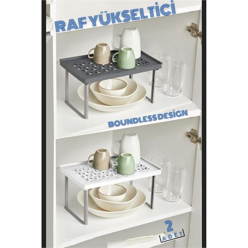 Takaz Global Dolap İçi Raf Yükseltici 2 ADET Boundless Design
