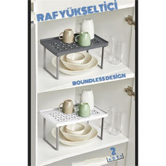 Takaz Global Dolap İçi Raf Yükseltici 2 ADET Boundless Design